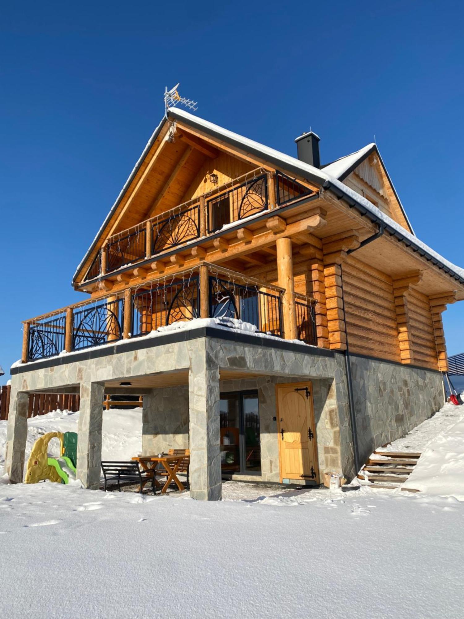 Zloty Gron Log Houses & Apartments Istebna Exterior photo